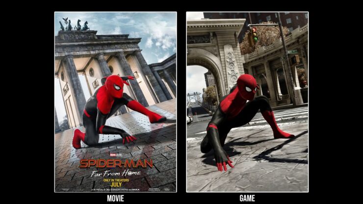 Recreating Posters from Spider-Man Movie