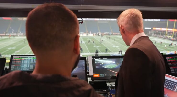 How did Sports Broadcasting Look at the Start